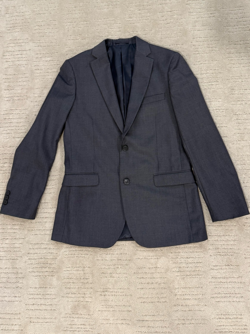 Boys' Charcoal Single-Breasted Sport Coat & Dress Pants